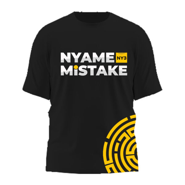 Back Mama Esther Nyame Nye Mistake T-shirt