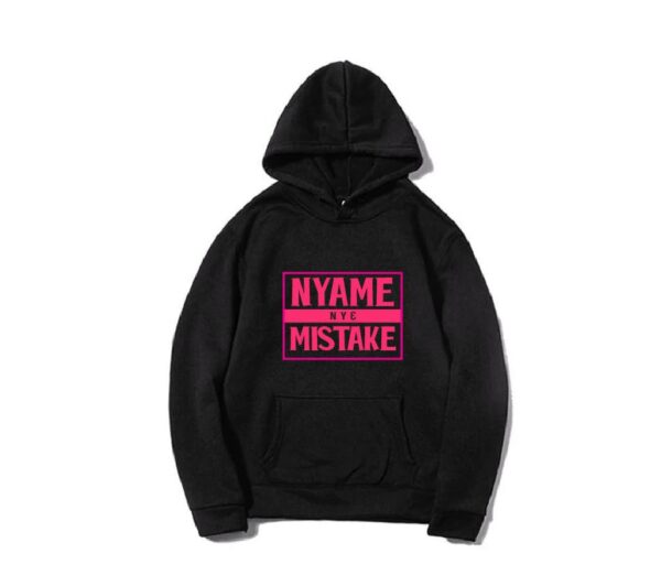 Nyame Nye Mistake Black Hoodie