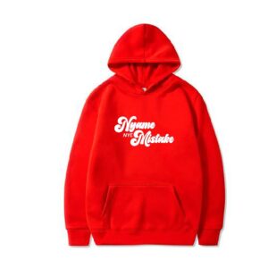 Nyame Nye Mistake Red Hoodie