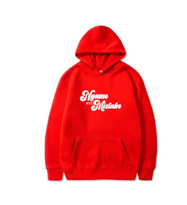Nyame Nye Mistake Red Hoodie