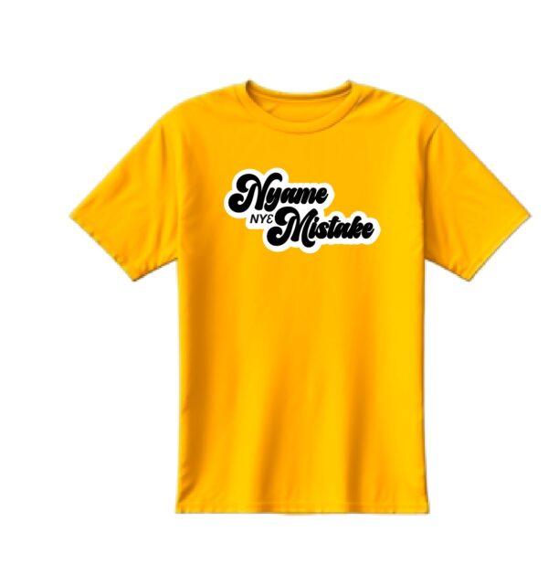 Nyame Nye Mistake Yellow T-Shirt