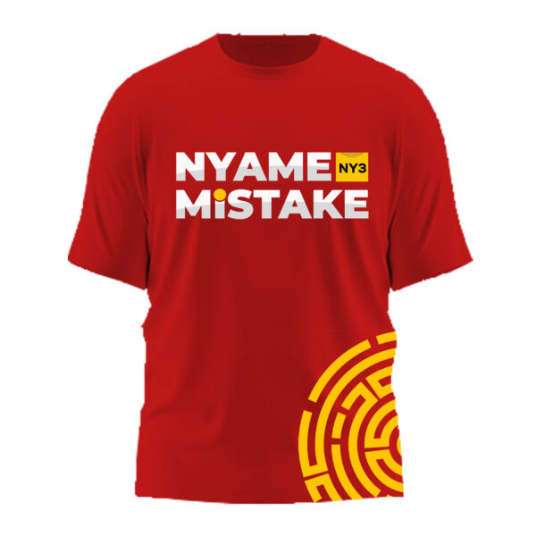Red Mama Esther Nyame Nye Mistake T-shirt
